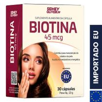 Biotina 45mcg 30 capsulas uniao europeia sidney oliveira