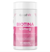 Biotina 45mcg 60 capsulas good vit Biotina 45mcg 60 capsulas good vit