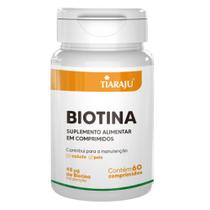 Biotina (45mcg) 60 Comprimidos - Tiarajú