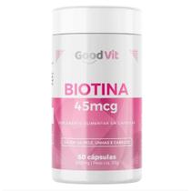 Biotina 45mcg 60cáps - Good Vit