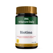 Biotina 45mcg nature daily 60 cápsulas + 15 sidney oliveira