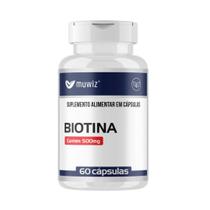 Biotina 500 Mg 60 Cápsulas Muwiz Biotina 500 Mg 60 Cápsulas Muwiz