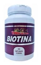 Biotina 60 cápsulas/ 500 mg - Saúde da pele, cabelos e unhas - Rei Terra