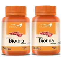 Biotina 60cps 450mg Duom Kit 2 Frascos Biotina 60cps 450mg Duom Kit 2 Frascos