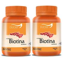 Biotina 60cps 450mg Duom Kit 2 Frascos