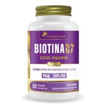 Biotina B7 150% IDR 60 Caps Flora Nativa do Brasil Biotina B7 150% IDR 60 Caps Flora Nativa do Brasil