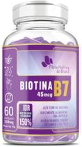 Biotina B7 150% Idr 60 Caps Flora Nativa Do Brasil