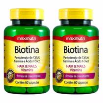 Biotina c/2 hair nails biotina pantotênico Maxinutri tiamina