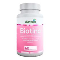 Biotina Com 60 Cáps, Vitamina P/ Cabelos E Unhas - Bionatus