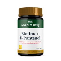 Biotina + d-pantenol sidney oliveira nature 60 caps + 7 grat