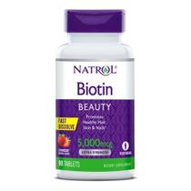 Biotina Fast Dissolve 90 TABS da Natrol (pacote com 4)