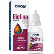 Biotina Gotas 30Ml Alto Rendimento 214 Doses Frutas