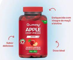 Biotina Gummy Apple Cider Vinegar Cereja 60 gomas