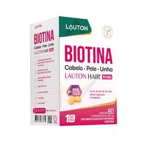 Biotina Hair Cabelo, Pele e Unha 60 Comprimidos Lauton Nutrition