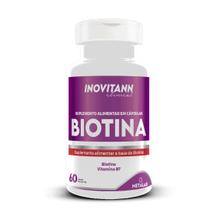 Biotina inovitann clinical 500mg 60 capsulas vitamina b7