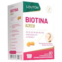 Biotina Lauton para cabelos e unhas com 60 capsulas Biotina Lauton para cabelos e unhas com 60 capsulas