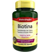Biotina Maxinutri 45 mcg MAXINUTRI 60 cápsulas