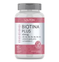 Biotina Plus 45mcg 60cáps - Lauton Nutrition - Lauton Nutrition