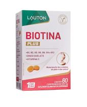Biotina Plus com Vitaminas e Zinco 60 cápsulas Lauton