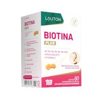 Biotina Plus, Complexo B, Zinco e Vita C 60 Comp Lauton Nutrition