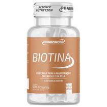 Biotina Pura 100% Idr - Firmeza & Crescimento - 60 Doses - Pharma Pro