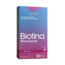Biotina Sabor Tutti-Frutti Vita Blue 60 Comprimidos Mastigáveis Biotina Sabor Tutti-Frutti Vita Blue 60 Comprimidos Mastigáveis
