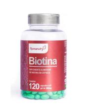 Biotina Suplemento Para Cabelo, Unha E Pele 120 Cápsulas - Romanutry