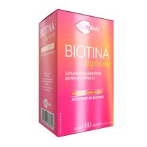 Biotina Supreme 60 Cápsulas - Qualynutri - Alto Teor de Biotina - Qualy Nutri Biotina Supreme 60 Cápsulas - Qualynutri - Alto Teor de Biotina - Qualy Nutri
