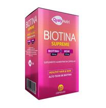 Biotina supreme com 60 cápsulas qualynutri Biotina supreme com 60 cápsulas qualynutri