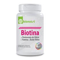 Biotina (Vitamina B7) 120 Cápsulas 500mg - bionutri