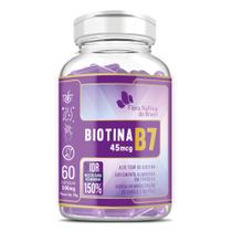 Biotina Vitamina B7 150% IDR 60 Capsulas - Flora Nativa