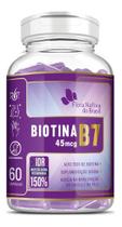 Biotina Vitamina B7 45mcg 150%idr 60 Cápsulas - Flora Nativa