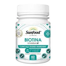 Biotina (Vitamina B7) 45mcg 60 cápsulas Sunfood