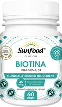 Biotina (Vitamina B7) 45mcg 60 Cápsulas - Sunfood