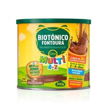 Biotonico Fontoura Multi a-Z chocolate com 300g - COMPRA 60DIAS