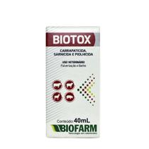Biotox Carrapaticida Pulverização e Banho 40ml - Biofarm