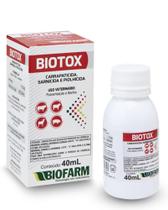 Biotox carrapaticida,sarnicida e piolhicida 250ml - Biofarm Biotox carrapaticida,sarnicida e piolhicida 250ml - Biofarm