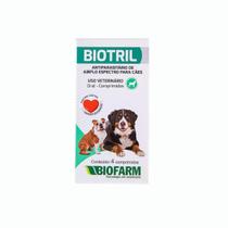 Biotril Cães Antiparasitário Amplo Espectro 4 Comp BioFarm