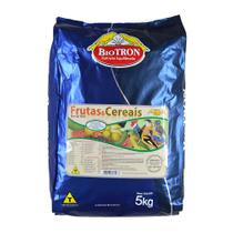 Biotron Frutas e Cereais 5kg - Ração Extrusada Pássaros Frugívoros e Granívoros