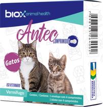 Biox antec gatos cx 4 comprimidos