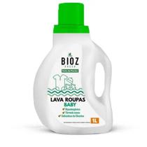 BiozGreen Lava Roupas Natural Baby Biodegradável Feito de Plantas Livre de Fragrâncias e Corantes 1L