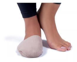 Biqueira Protege Dedos Dos Pés Tênis Sapato Salto Confortável Gel Anti Dor Não Machuca O Pé - Par (Tam. P)