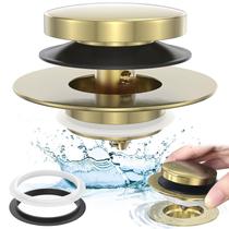 Biqueira universal Tub Stopper Citymoor em ouro escovado