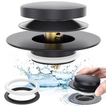 Biqueira universal Tub Stopper Citymoor, preta fosca