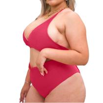 Biquini Aline GG Plus Size (Hot Pant) Forrado Sem Bojo Biquini Aline GG Plus Size (Hot Pant) Forrado Sem Bojo
