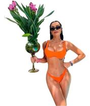 Biquini Aline Retrô Bojo Calcinha Asa Delta Tamanho M