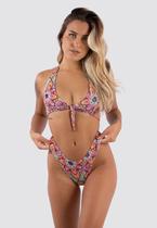 Biquíni Amarração Asa Delta Estampado Biquíni Amarração Asa Delta Estampado