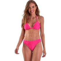 Biquíni Areia Branca Baly Cortininha Ripple Rosa