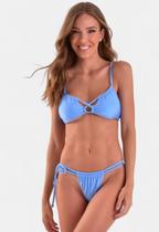 Biquíni Areia Branca Baly Frente Única Azul