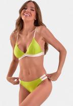 Biquíni Areia Branca Baly Frente Única Due Verde